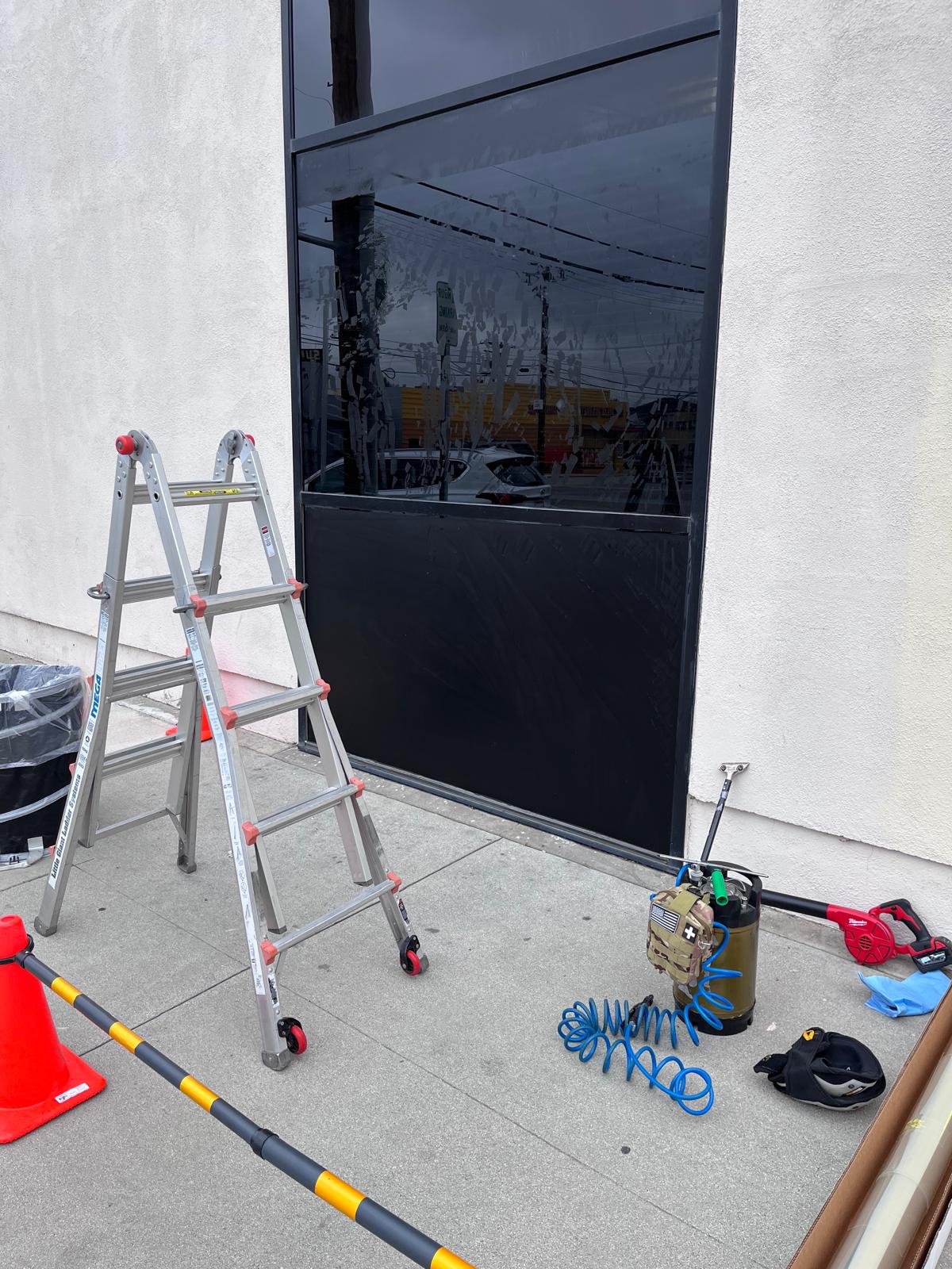 Commercial Window Tinting - Before